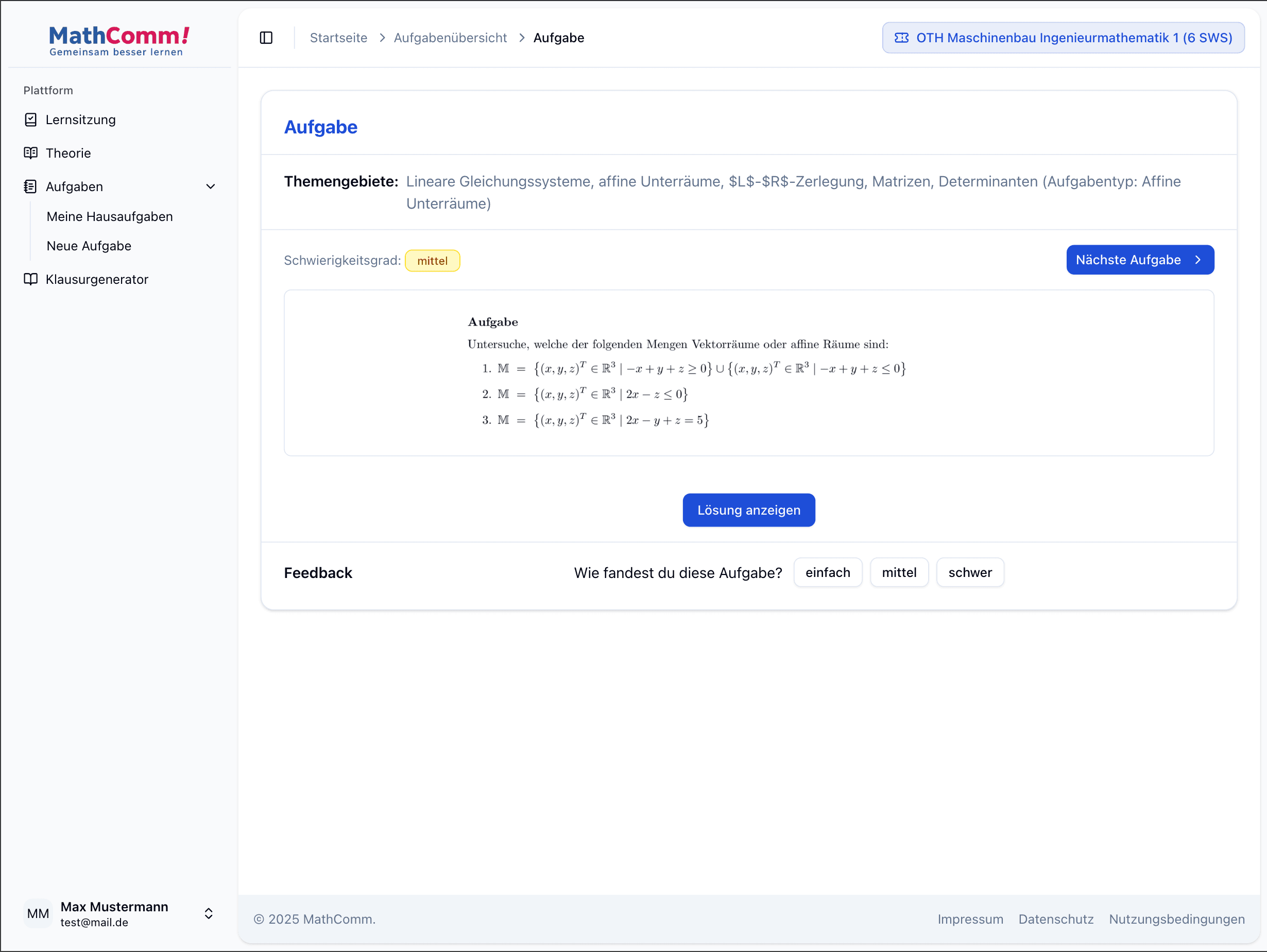MathComm Application on iPad Pro